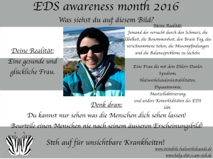 EDS awareness Monat 2016