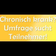 Chronisch krank? Umfrage sucht Teilnehmer!